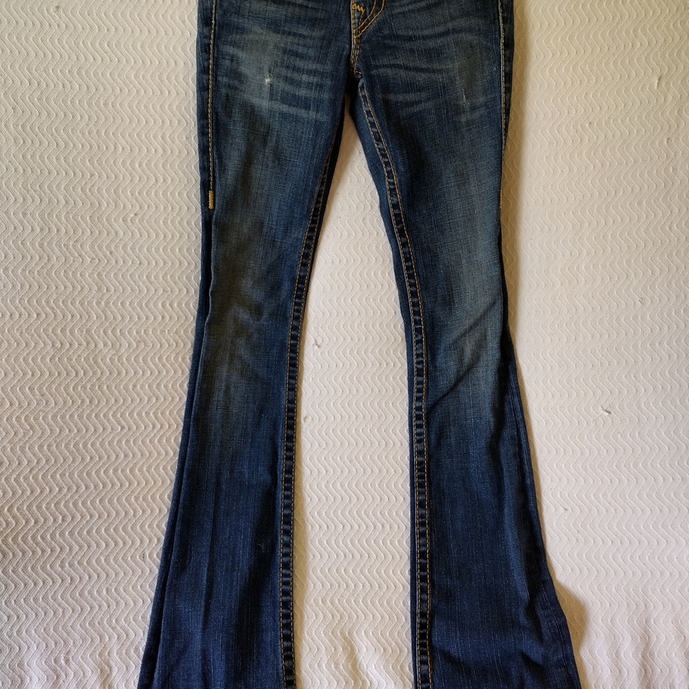 True Religion Indigo Flare Jeans